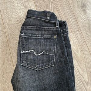 7 For All Mankind Black Jeans